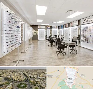 فروشگاه شیشه عینک در قزوین