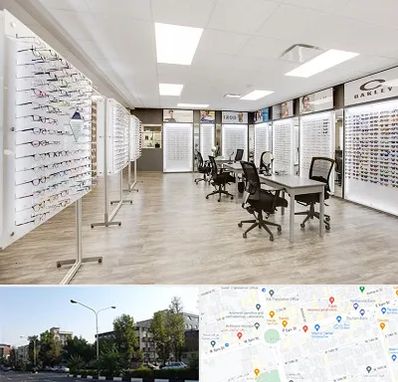 فروشگاه شیشه عینک در میدان کاج