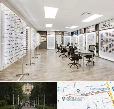 فروشگاه شیشه عینک در بلوار معلم رشت 