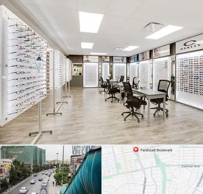 فروشگاه شیشه عینک در بلوار فرحزادی