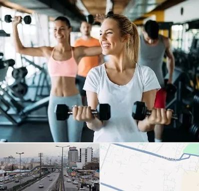 باشگاه بدنسازی بانوان در بلوار ارتش