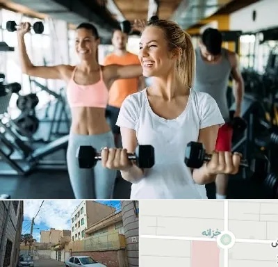 باشگاه بدنسازی بانوان در خزانه