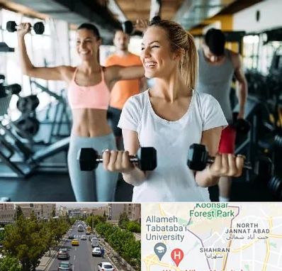 باشگاه بدنسازی بانوان در شهران