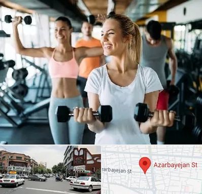 باشگاه بدنسازی بانوان در خیابان آذربایجان