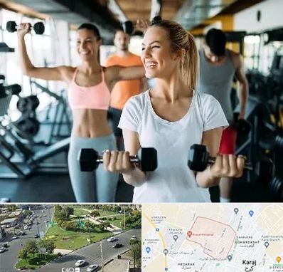 باشگاه بدنسازی بانوان در شاهین ویلا کرج