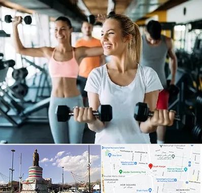 باشگاه بدنسازی بانوان در کارگر جنوبی