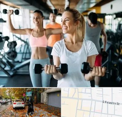 باشگاه بدنسازی بانوان در خیابان فلسطین