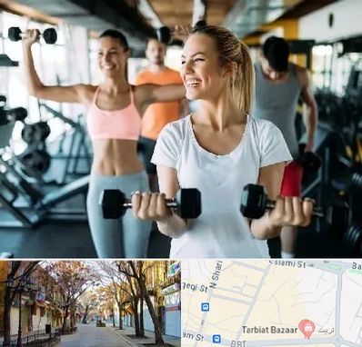 باشگاه بدنسازی بانوان در تربیت تبریز