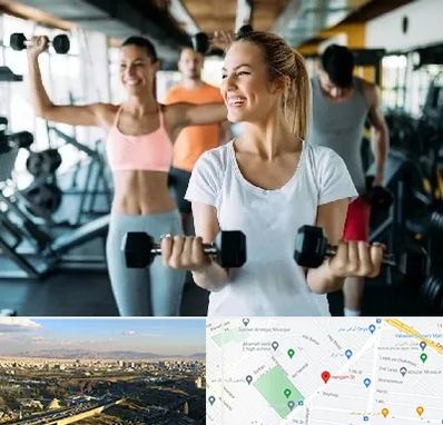 باشگاه بدنسازی بانوان در هنگام