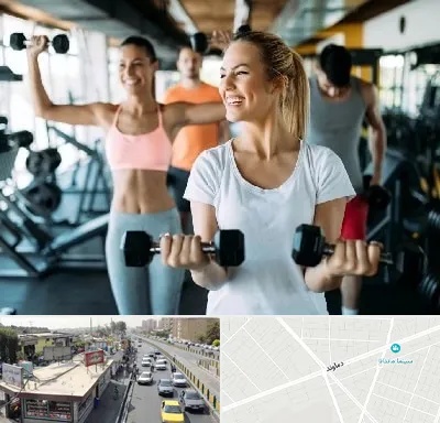 باشگاه بدنسازی بانوان در خیابان دماوند