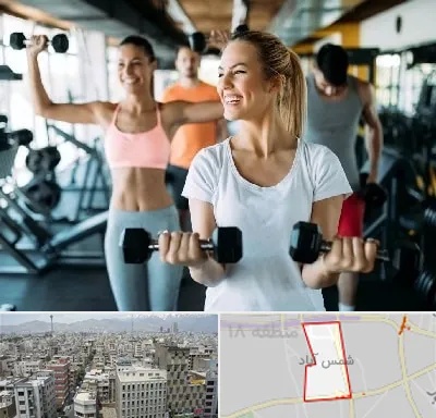باشگاه بدنسازی بانوان در شمس آباد تهران