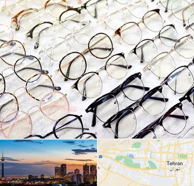 فروشگاه فریم عینک در غرب تهران 