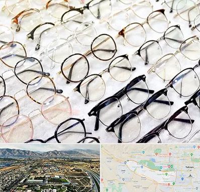 فروشگاه فریم عینک در منطقه 21 تهران