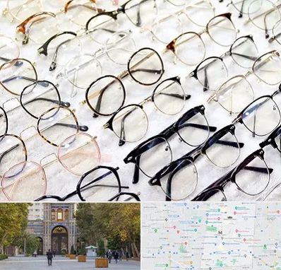 فروشگاه فریم عینک در منطقه 12 تهران