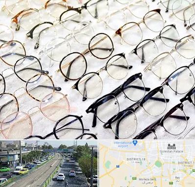 فروشگاه فریم عینک در جنوب تهران 