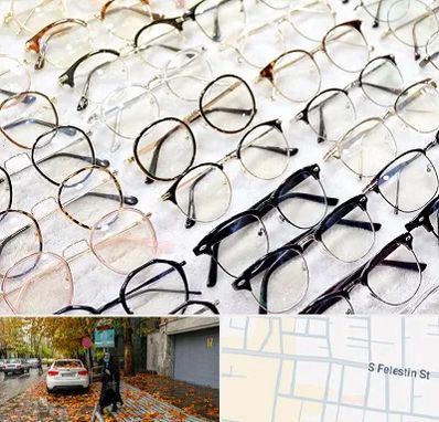 فروشگاه فریم عینک در خیابان فلسطین