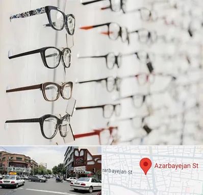 فروشگاه عینک مطالعه در خیابان آذربایجان