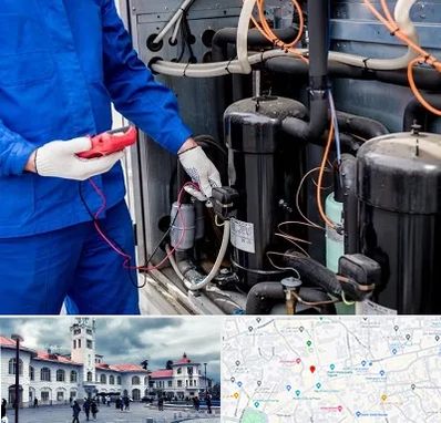 تعمیر چیلر در میدان شهرداری رشت