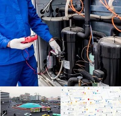 تعمیر چیلر در میدان انقلاب