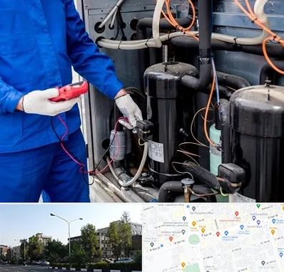 تعمیر چیلر در میدان کاج