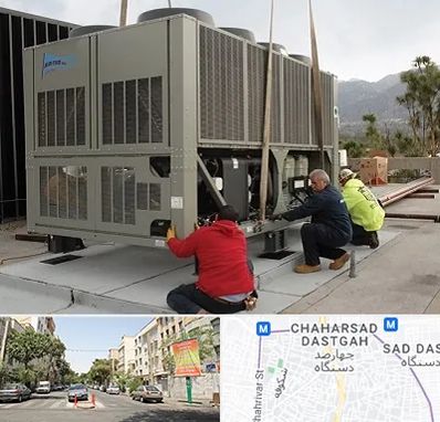 سرویس چیلر در چهارصد دستگاه 
