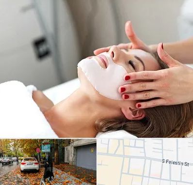 فیشیال صورت در خیابان فلسطین