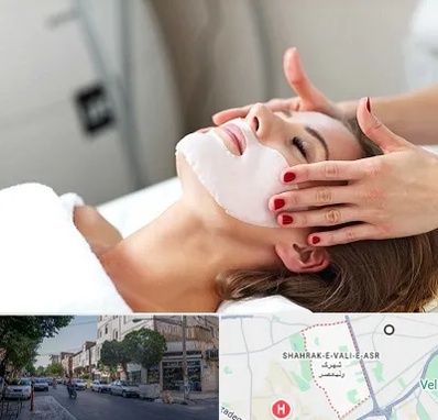 فیشیال صورت در شهرک ولیعصر
