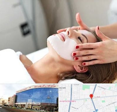 فیشیال صورت در نصف راه تبریز