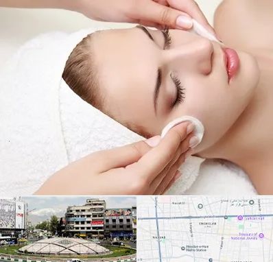 پاکسازی صورت در مرکز تهران