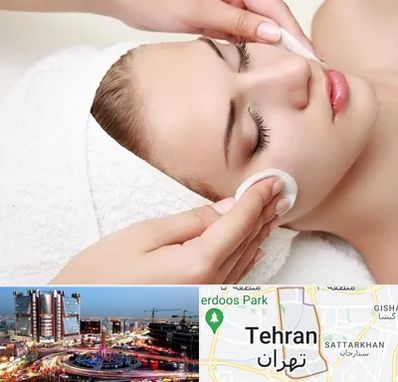 پاکسازی صورت در صادقیه 