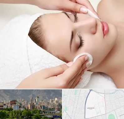 پاکسازی صورت در جمشیدیه