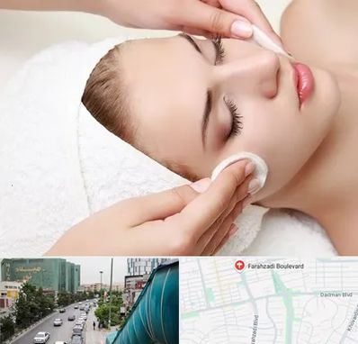 پاکسازی صورت در بلوار فرحزادی