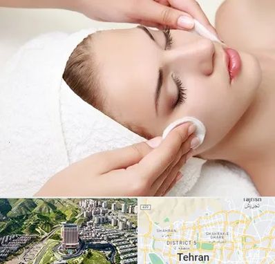 پاکسازی صورت در شمال تهران 
