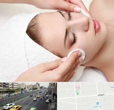 پاکسازی صورت در خیابان دامپزشکی