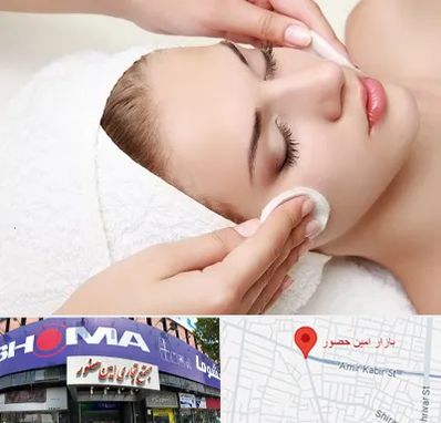 پاکسازی صورت در امین حضور