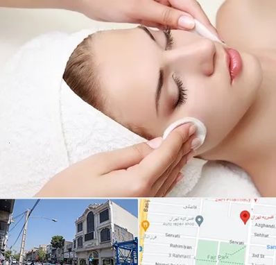 پاکسازی صورت در افسریه 