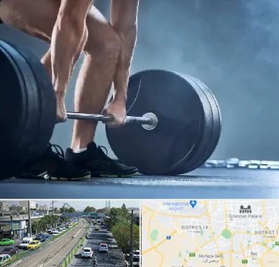 باشگاه بدنسازی در جنوب تهران