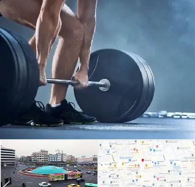 باشگاه بدنسازی در میدان انقلاب