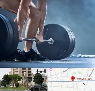 باشگاه بدنسازی در میدان فردوسی تهران