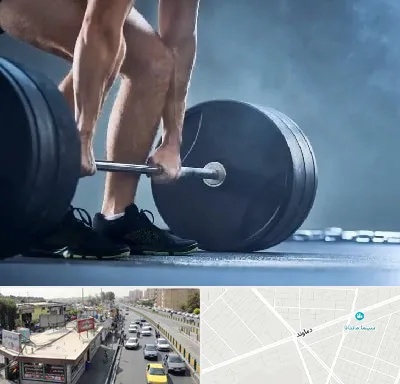 باشگاه بدنسازی در خیابان دماوند