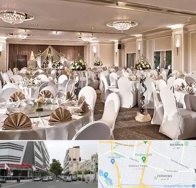 تالار رستوران در بلوار فردوس 