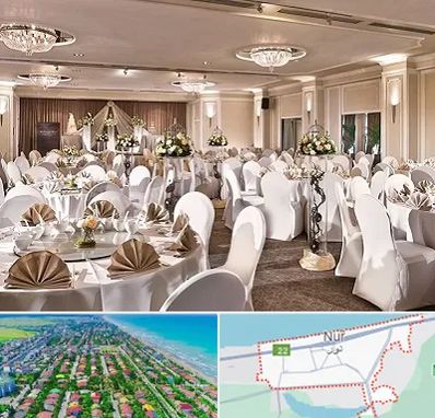 تالار رستوران در نور