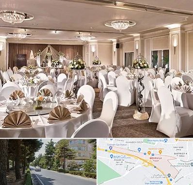 تالار رستوران در مهرویلا کرج