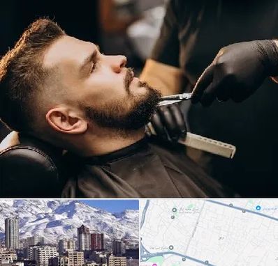 آرایشگاه مردانه در ازگل