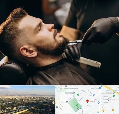 آرایشگاه مردانه در هنگام