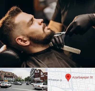 آرایشگاه مردانه در خیابان آذربایجان