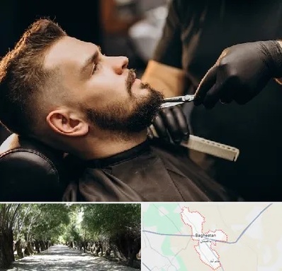 آرایشگاه مردانه در باغستان