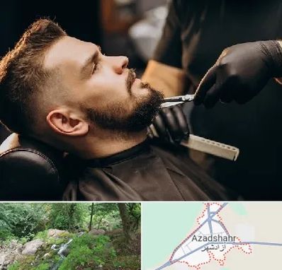 آرایشگاه مردانه در آزادشهر