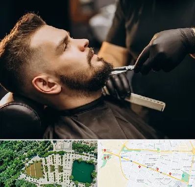 آرایشگاه مردانه در وکیل آباد مشهد