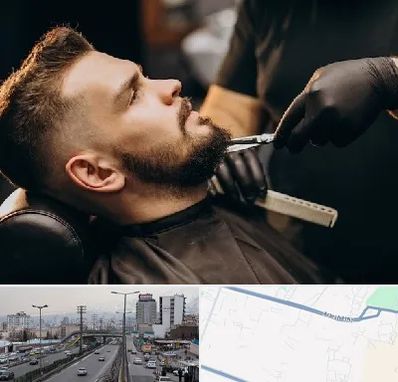 آرایشگاه مردانه در بلوار ارتش